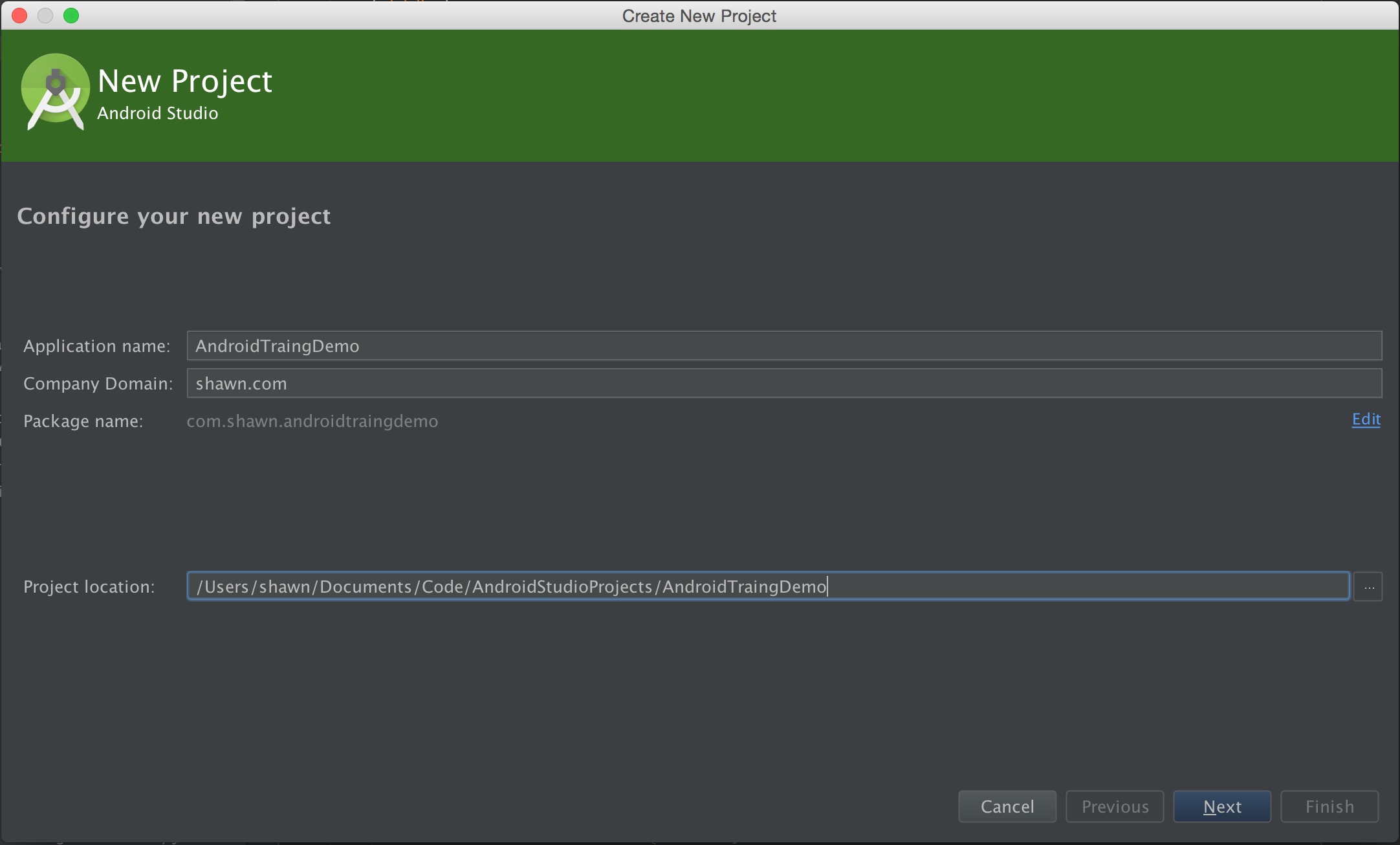 Creating an Android Project 01