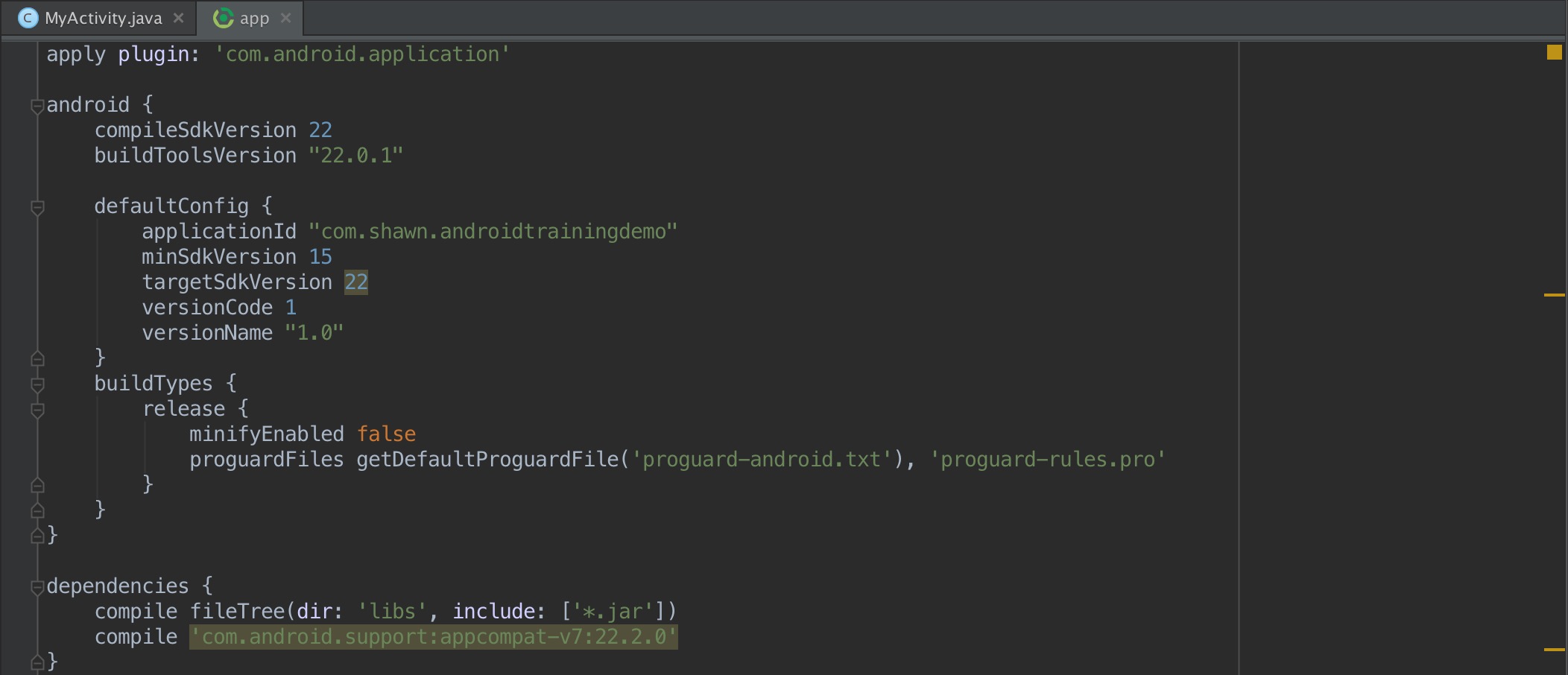 Creating an Android Project 07